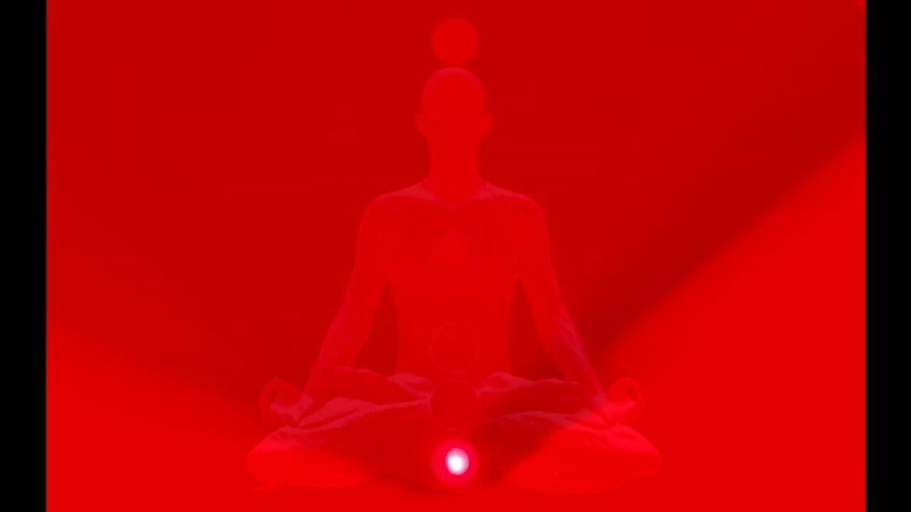 Root Chakra Muladhara. Pure 396Hz sound and color for Yoga healing, channeling. 4K . смотреть онлайн