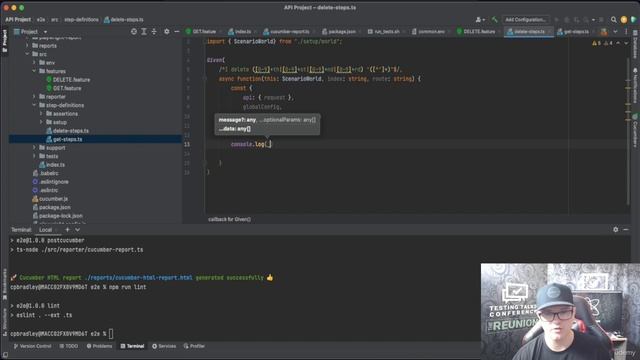 218 - Adding our first automation test for DELETE смотреть онлайн