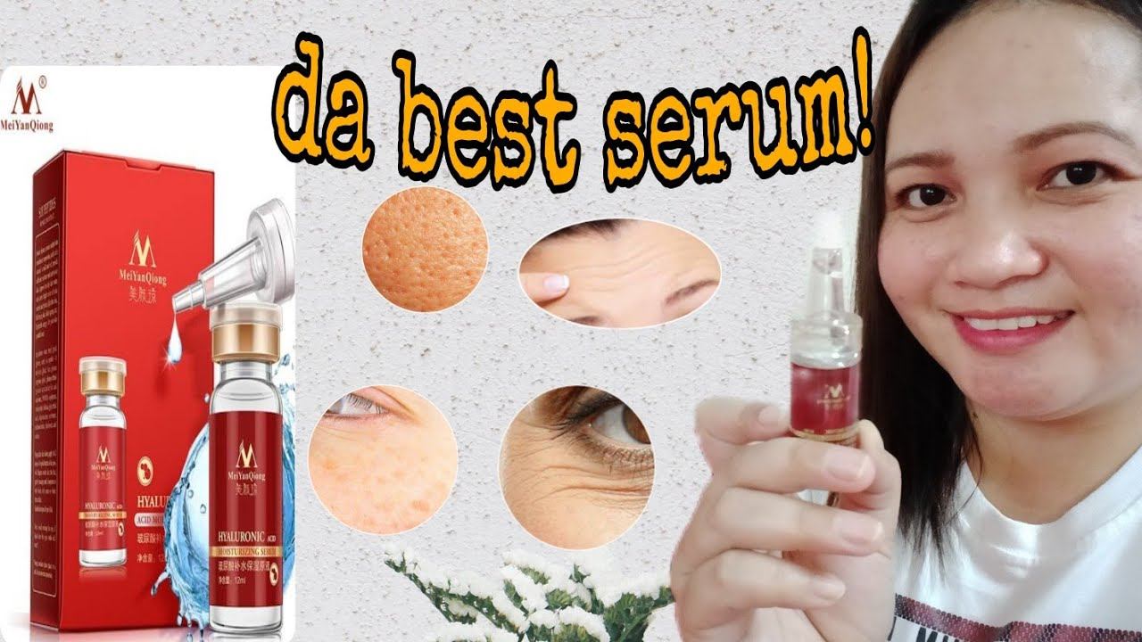 MEIYAN QIONG HYALURONIC ACID MOISTURIZING SERUM/TAGALOG REVIEW смотреть онлайн