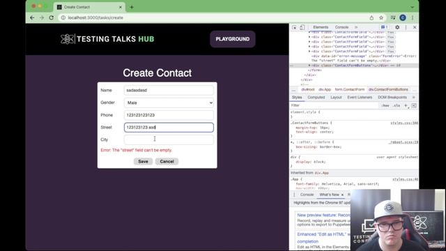 156 - Building our an end to end automation suite for our contacts app part 3 смотреть онлайн