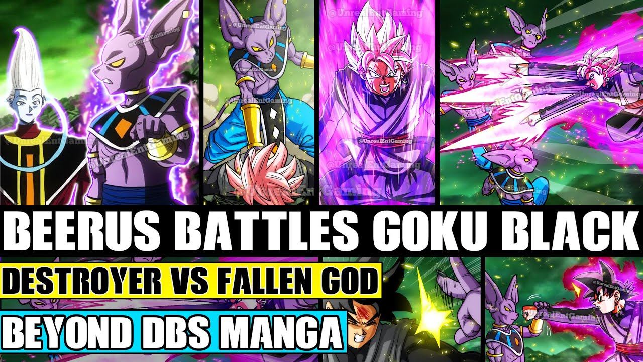 Beyond Dragon Ball Super: Beerus Vs Goku Black In The Future Timeline! Destroyer Vs Fallen God смотреть онлайн