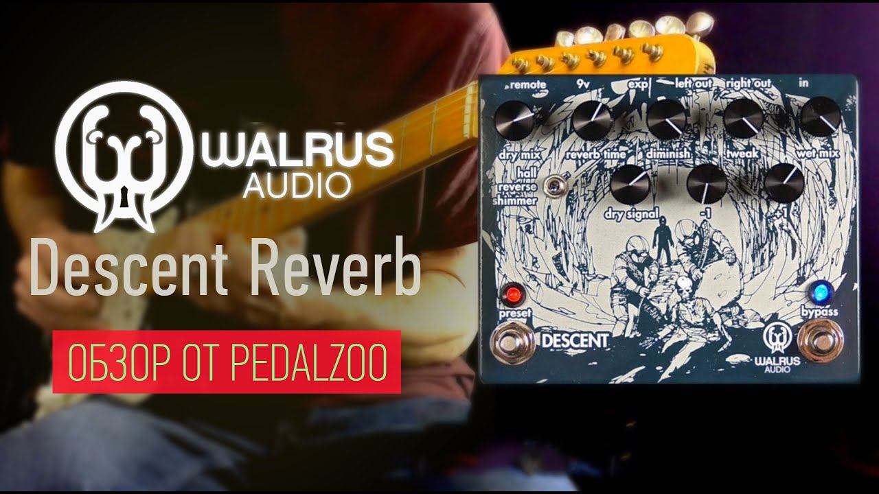 Walrus Audio Descent Reverb - Обзор от Pedalzoo смотреть онлайн