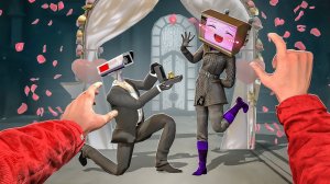 TV Woman x TV Man EPIC LOVE STORY | SAVE TV Woman vs Skibidi Toilet in Gmod 4