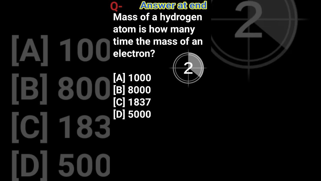 Mass of a hydrogen atom | mass of an electron | subatomic particles | electron| proton| neutron смотреть онлайн
