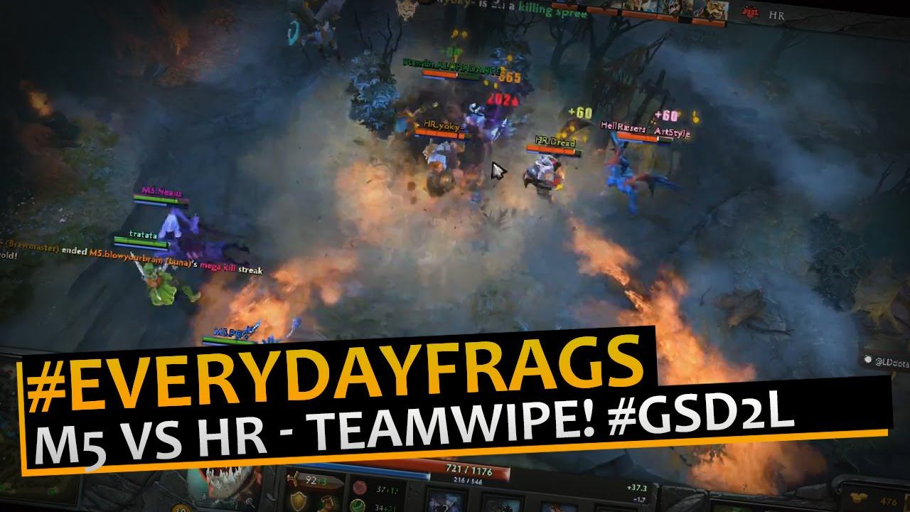 MOSCOW FIVE vs HELLRAISERS, TEAMWIPE! #GSD2L смотреть онлайн