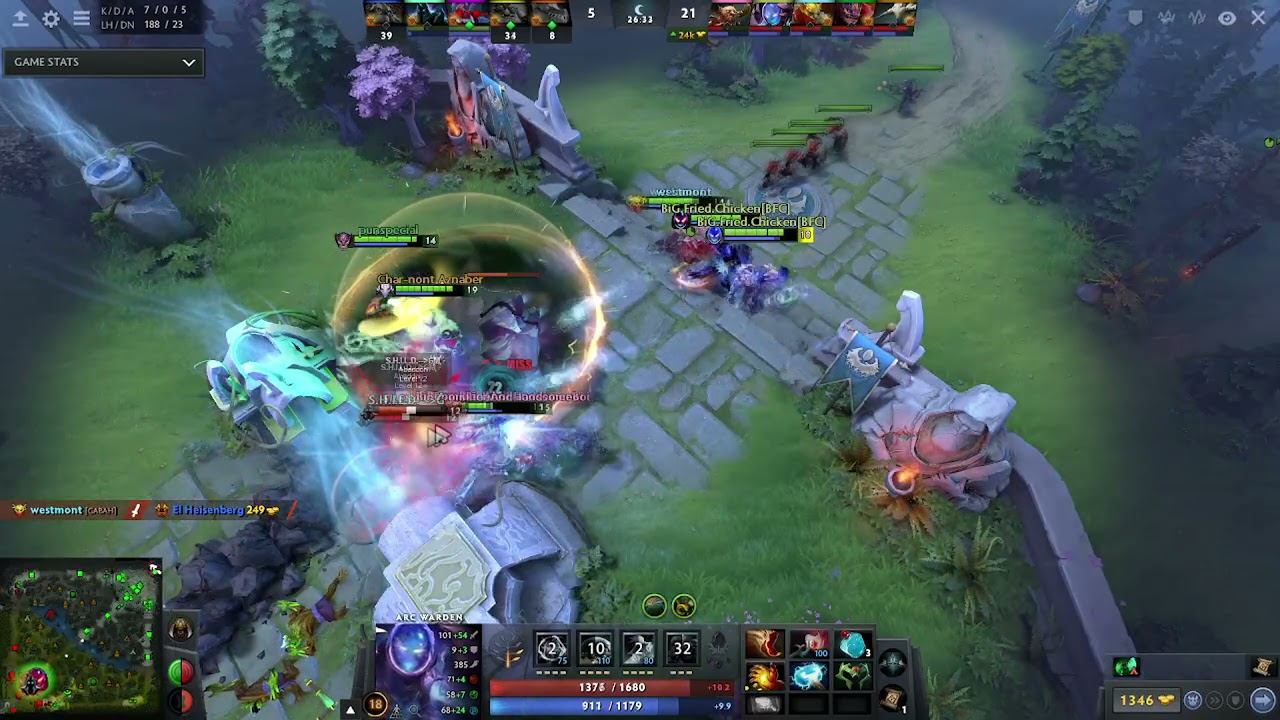 DOTA2:Replay Arc warden смотреть онлайн