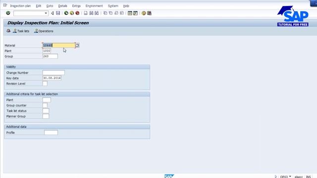 SAP Quality Management | Planning and Execution | Inspection Plan | SAP QM | SAP Tutorial For Free смотреть онлайн