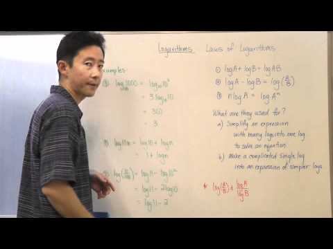 Log Base a, Laws of Logarithms смотреть онлайн
