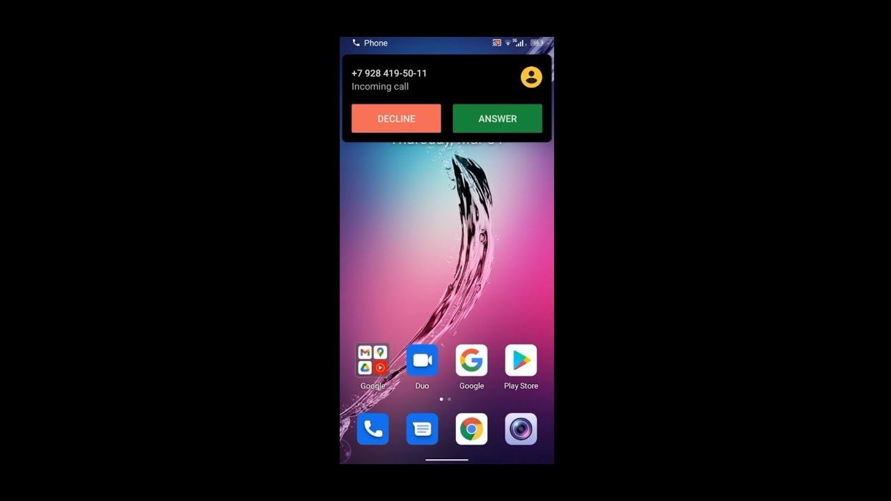 Oukitel WP18 Incoming Call (Screen) смотреть онлайн