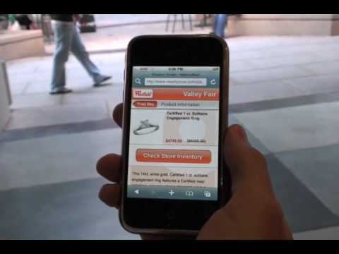 NearbyNow iPhone Web App for Navigating Shopping Centers смотреть онлайн