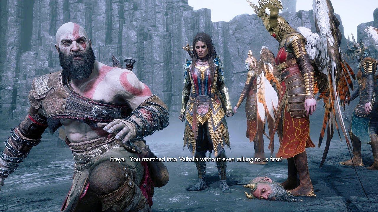 Kratos Dies In Valhalla Scene - God Of War Ragnarok Valhalla DLC смотреть онлайн
