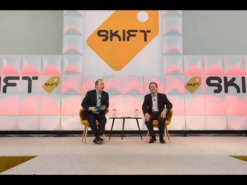 Gogo CEO Michael Small at Skift Global Forum смотреть онлайн