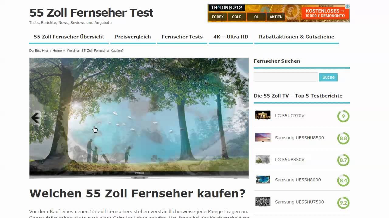 Nischenseiten-Analyse Video #07 - 55zollfernsehertest.de смотреть онлайн