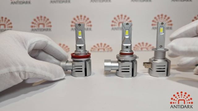 Мощнейшие Led лампы H11, HB3, H1. 100 Вт на лампу. Новинка 2024 года.