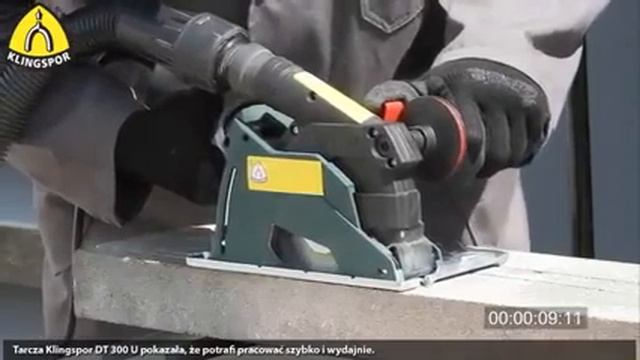 Test tarczy diamentowej Klingspor DT 300 U смотреть онлайн