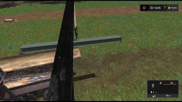 Farming Simulator 17 Old time log loader смотреть онлайн