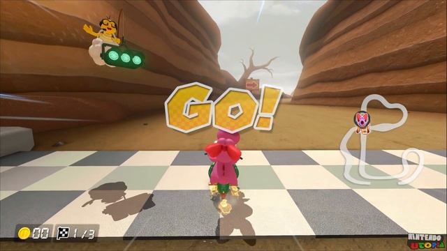 Mario Kart 8 Deluxe DLC ⁴ᴷ Golden Dash Cup (200cc 3-Star Rank) Birdo gameplay смотреть онлайн