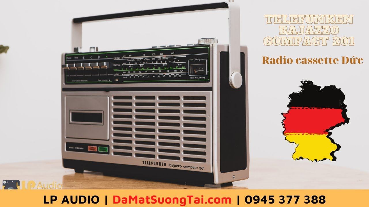 Đài radio cassette Đức TELEFUNKEN BAJAZZO COMPACT 201 giá || LP AUDIO смотреть онлайн