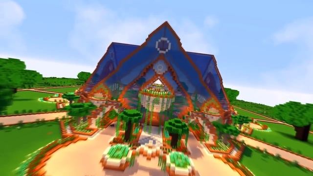 Minecraft z mamą creative#2 Small Botanic Garden with Download & Schematic! смотреть онлайн