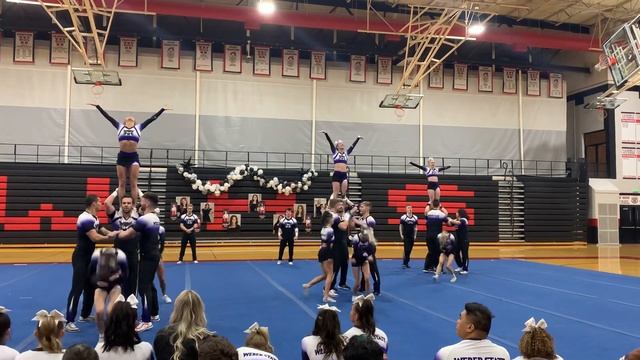 Weber State Cheerleaders Perform At The Warriorette Show March 2023