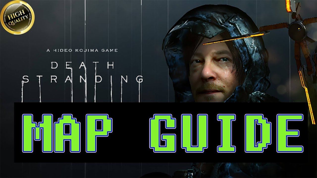 DEATH STRANDING MAP GUIDE - Set Waypoint Markers смотреть онлайн