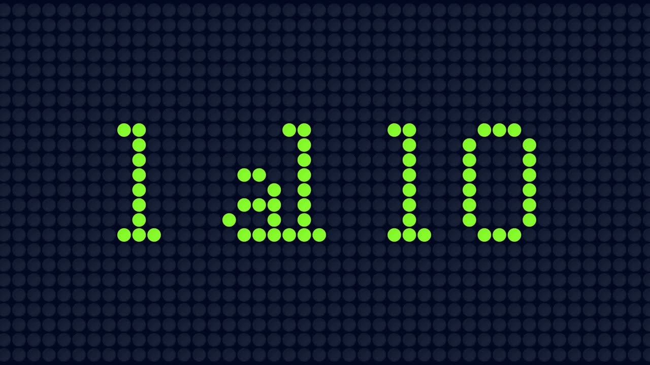 произношение, цифры: от 1 до 10. )) Pronunciación, Números: 1 Al 10.
