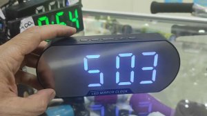 Смена режимов показа времени, даты и температуры в электронных часах 6099