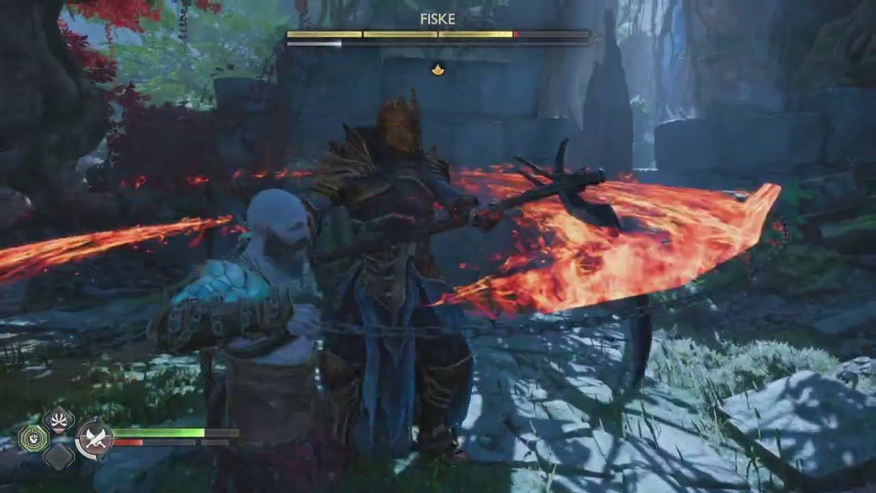 God Of War Ragnarok, Fiske Boss Fight смотреть онлайн