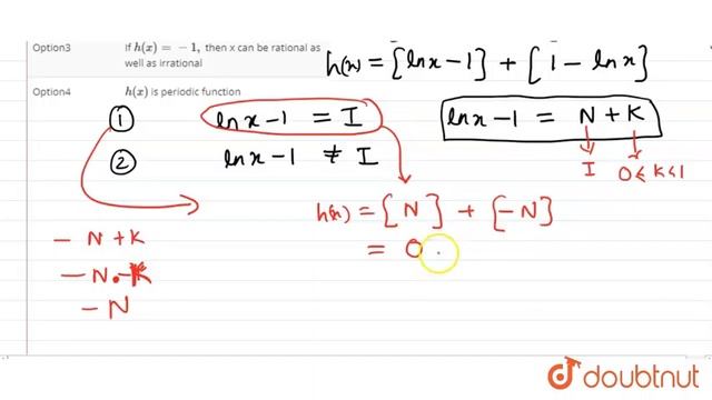 If f (x) =[ln (x)/(e) +[ln (e)/(x)], where [.] denotes greatest interger function, the which of ... смотреть онлайн