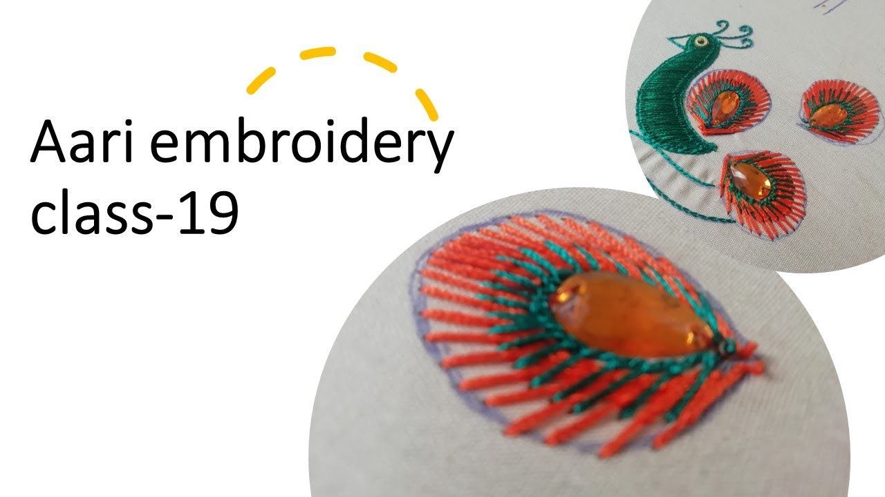 Aari embroidery class19#firststitch смотреть онлайн