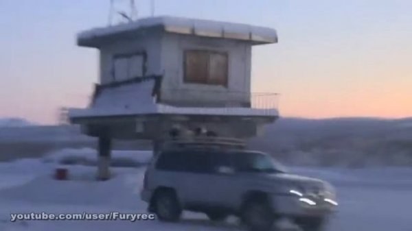 Сусуман. Аркагалинский перевал утром и вечером. Мороз за -40. Колымская трасса