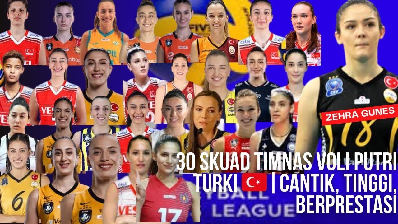 30 Bidadari Timnas Voli Putri Turki 🇹🇷 Di Ajang VNL 2024❗Cantik, Muda, Tinggi, Berprestasi🥰😍😘 смотреть онлайн