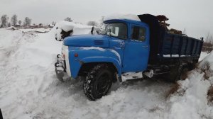 Застрял и Сломался ЗИЛ 130 ММЗ 554 Д-245 турбодизель! Ищем причину поломки и грузим черемет!