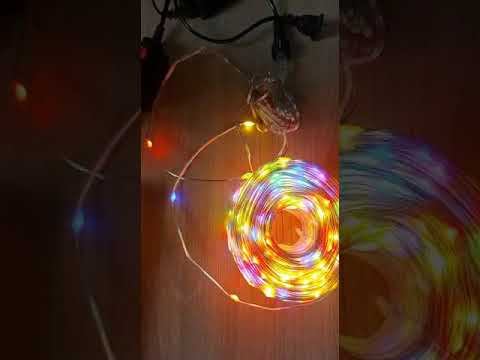 Гирлянда гелевая 100 метров RGB смотреть онлайн