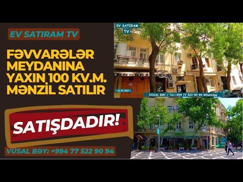 MƏRKƏZDƏ 100 KV.M. MƏNZİL SATILIR/Недвижимость в Баку / EV SATIRAM TV/ bag evleri /ev satışı смотреть онлайн