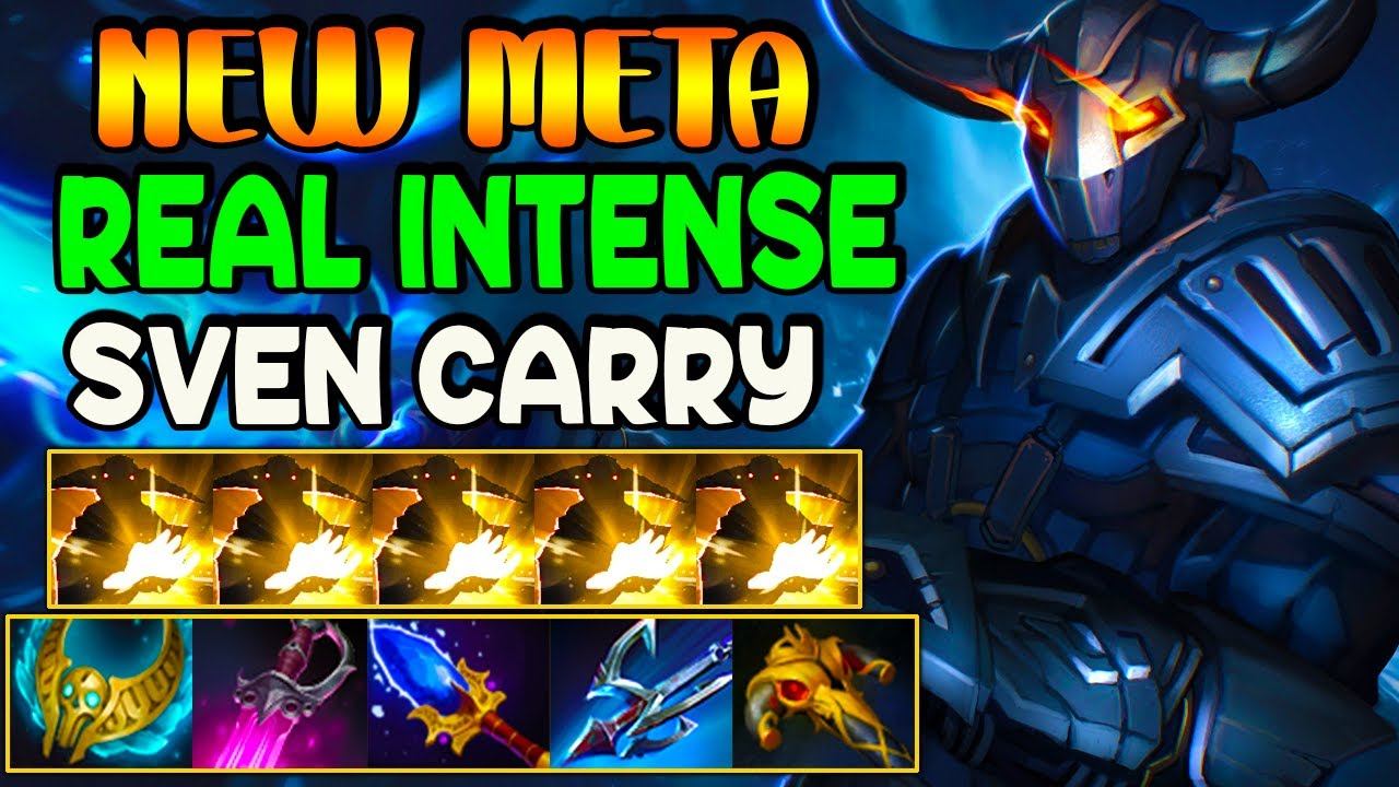 NEW META - REAL INTENSE SVEN CARRY - EXTREME BATTLE - DOTA 2 GAMEPLAY смотреть онлайн