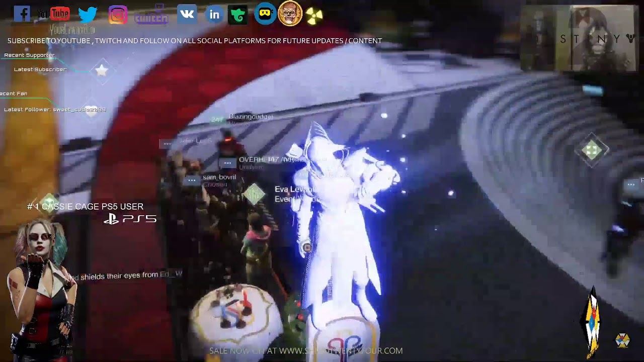 Destiny 2 Beyond Light PS5 :Guardian Olympics Return : LIVE ft #1 Cassie user on PS5 смотреть онлайн
