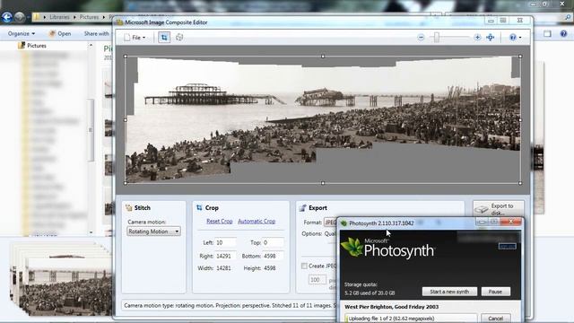 Microsoft ICE (Image Composite Editor), integrating with Photosynth and Bing Maps смотреть онлайн