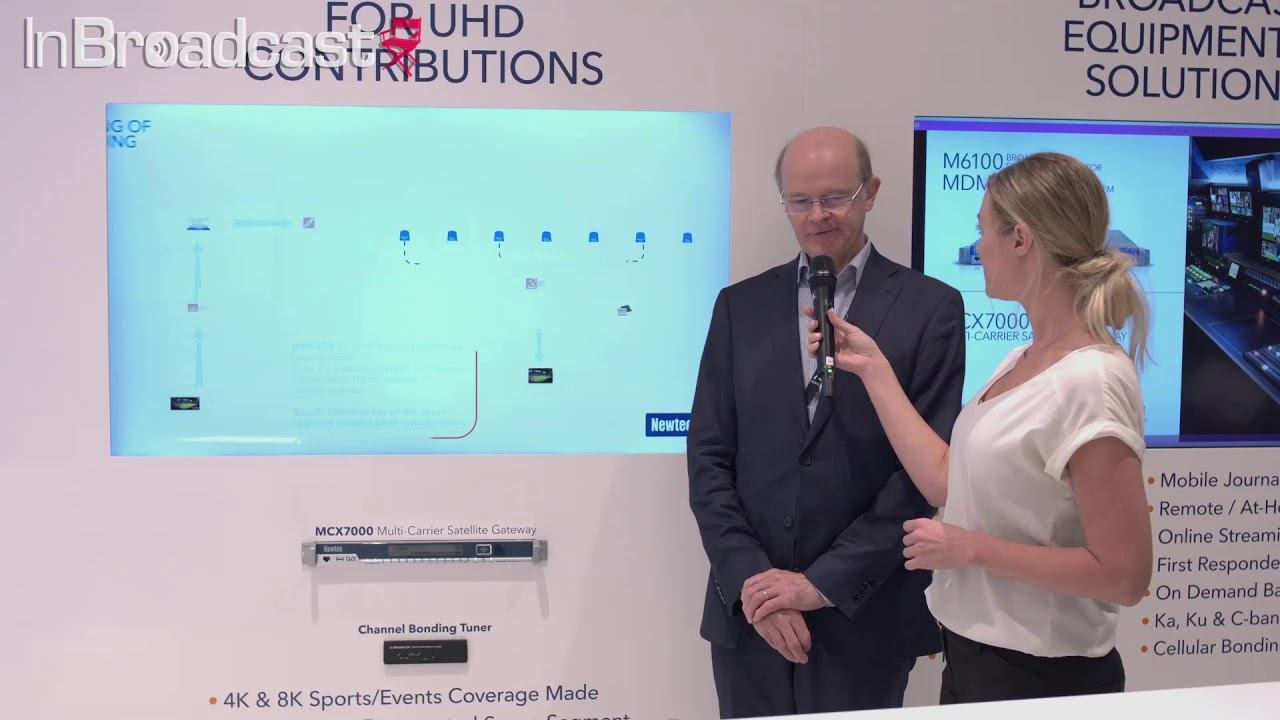 DVB-S2X CHANNEL BONDING FOR UHD CONTRIBUTIONS смотреть онлайн