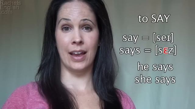 How to Pronounce SAY, SAYS, and SAID: American English смотреть онлайн