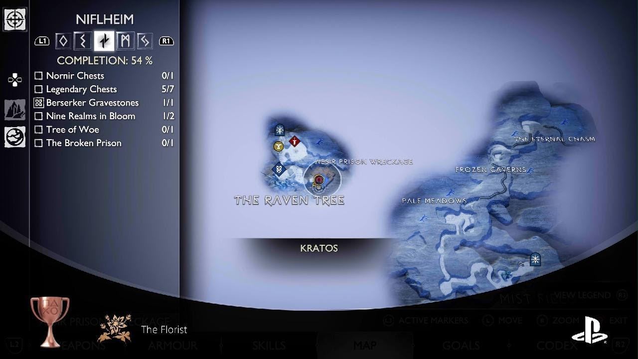 God of War Ragnarök Collecting Each Flower From The 9 Realms! смотреть онлайн