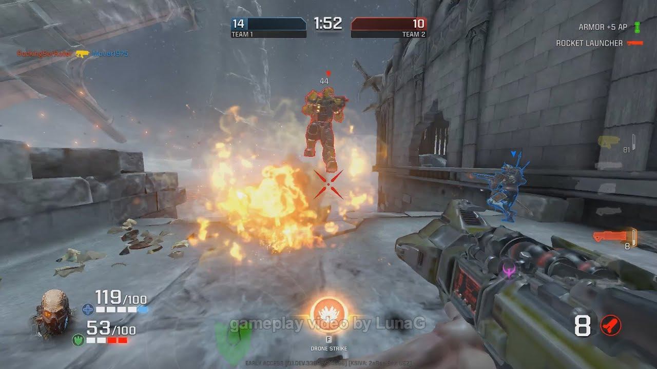 Quake Champions noob gameplay 001 (team deathmatch) смотреть онлайн