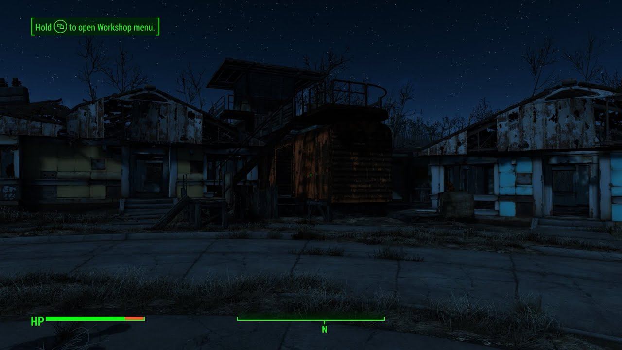 Fallout 4 PC Building Walls and sealing up our settlement смотреть онлайн