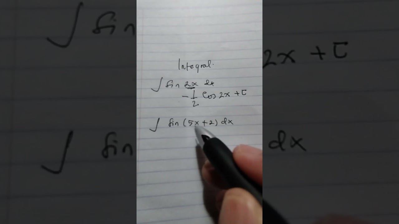 Integral sin 2x sesuai konsep #integraltrigonometri #shortvideo #videoshort смотреть онлайн