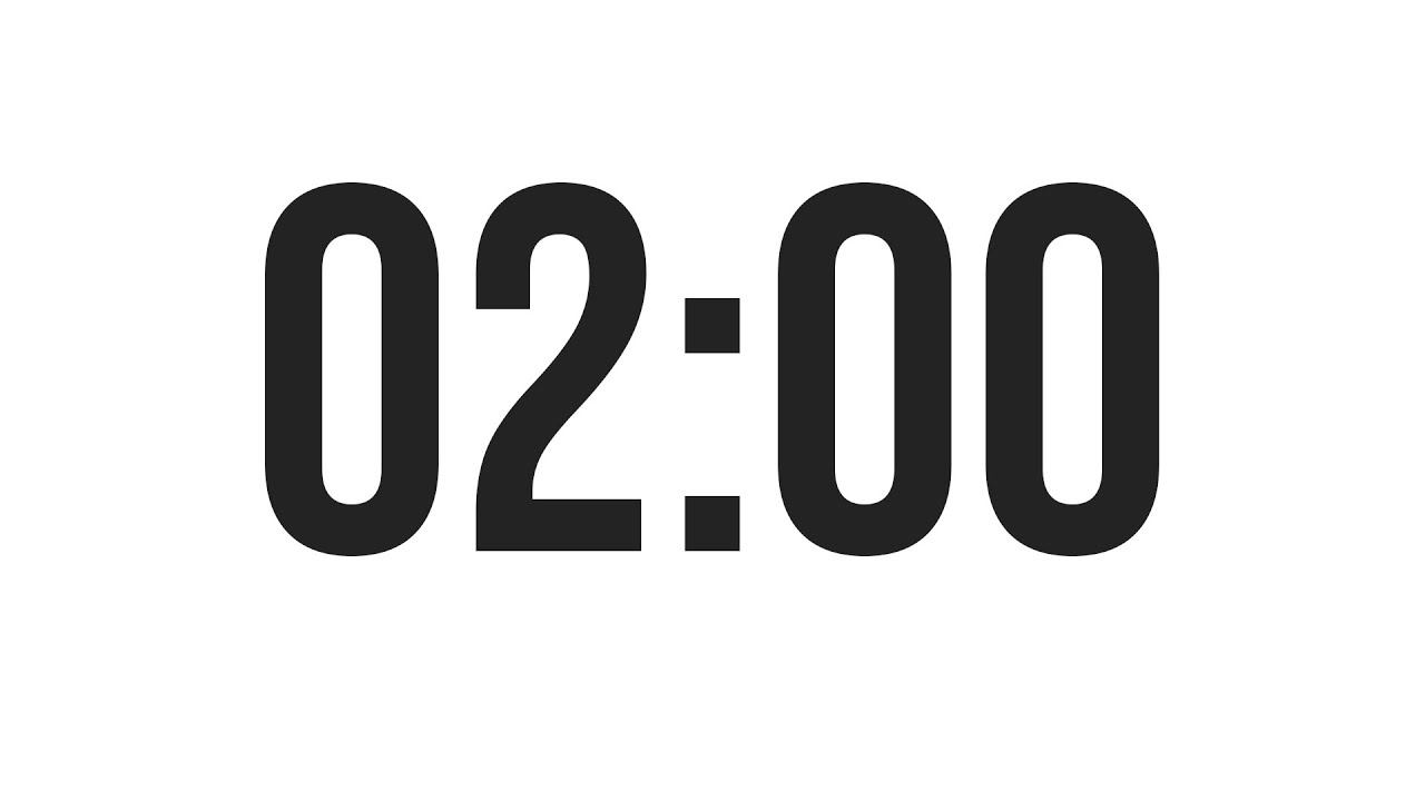 2 MINUTE TIMER - COUNTDOWN TIMER смотреть онлайн