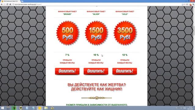 Как заработать в пирамидах! Обзор проекта с ежемесячной выплатой процентов! смотреть онлайн