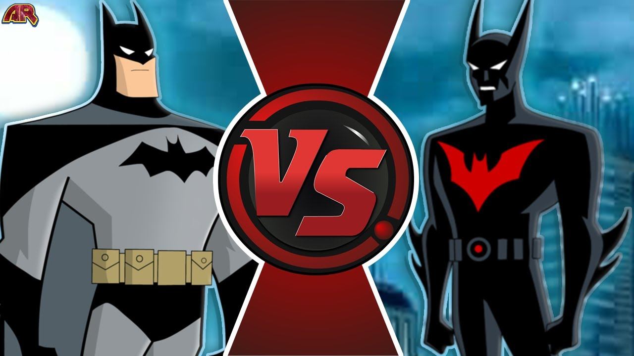 BATMAN vs BATMAN BEYOND! Bruce Wayne vs Terry McGinnis  CARTOON FIGHT CLUB