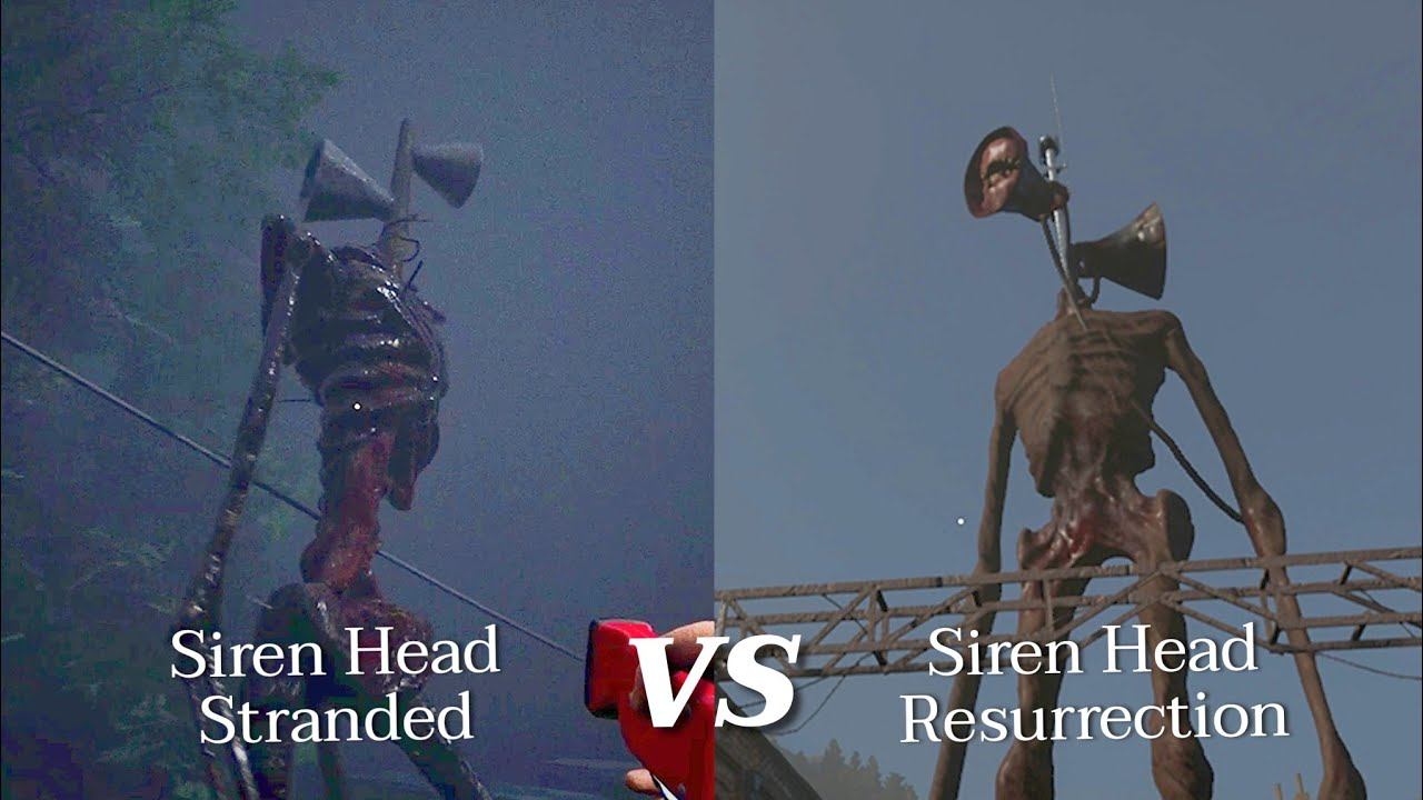 Siren Head Stranded vs Siren Head Resurrection ใครน่ากลัวกว่ากัน смотреть онлайн