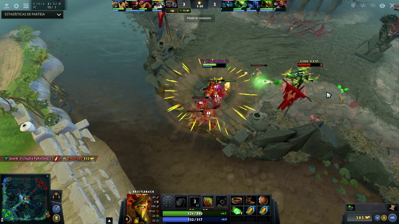 Bristleback 1 Min | Dota 2 смотреть онлайн