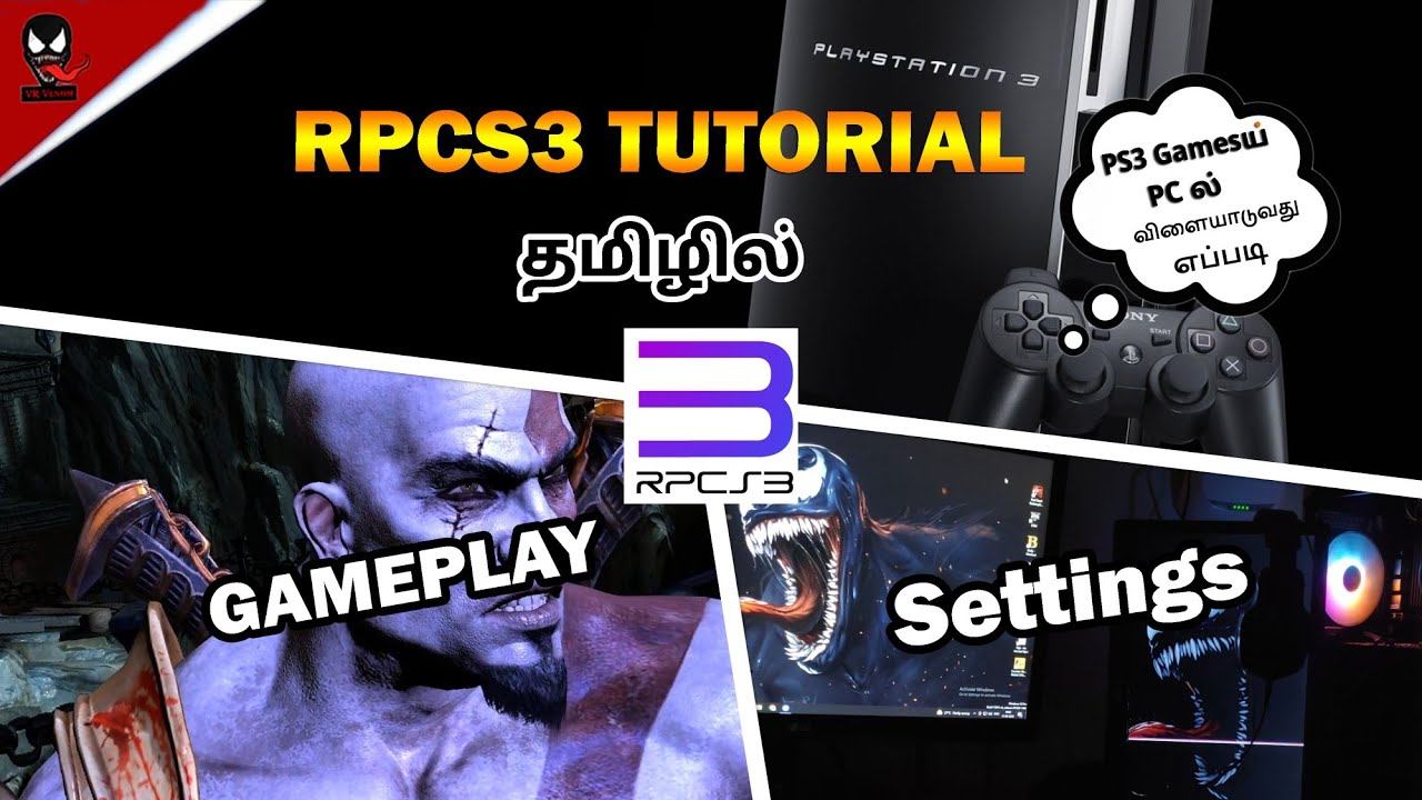 RPCS3 Emulator Full Tutorial in தமிழ் | Gameplay | Settings | VR Venom | #rpcs3 #godofwar смотреть онлайн